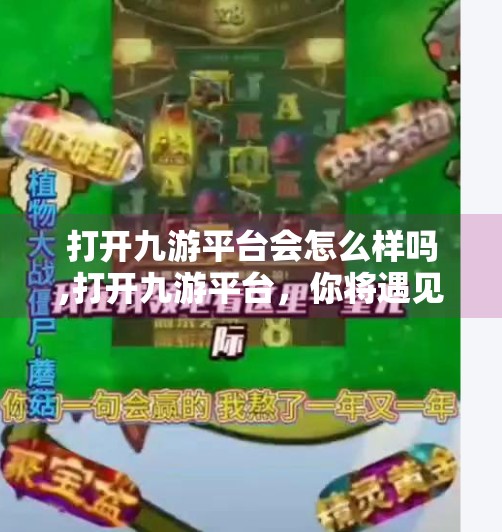 打开九游平台会怎么样吗,打开九游平台，你将遇见一个怎样的游戏世界？